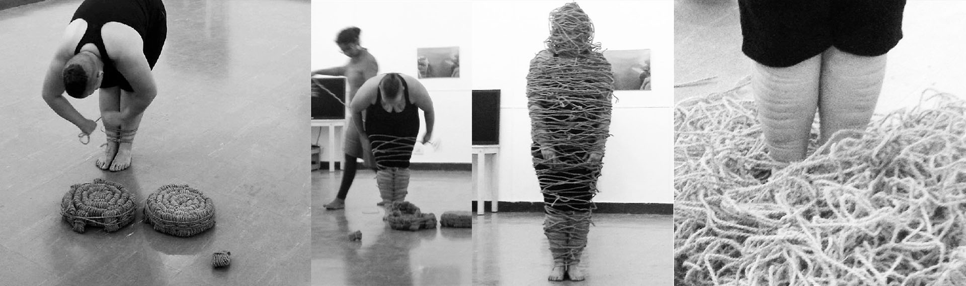 Cocoon performance by artist Katarina Rasic